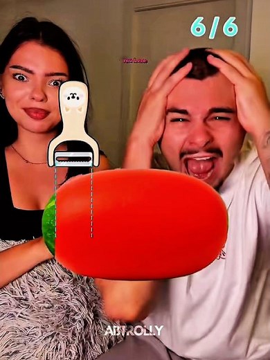 Others Peel a watermelon vs last one ☠️ #trending #trollface #trolledit