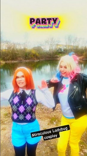 DISCO 🕺🏼 PARTY 💃🏼 | Zoé & Sabrina ‪@nikkihatsunecosplay‬ #miraculous #cosplay #shorts