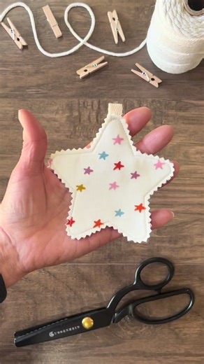Sewing a Star for Your Fabric Name Banner
