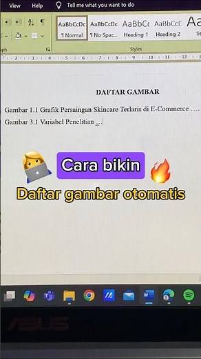 "Cara bikin daftar gambar otomatis!🥳"