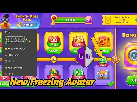 Township Latest Version Script | Township New Freezing Avatar Get Coupon