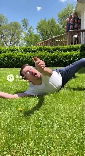 Ricky berwick gets tossed off his porch!