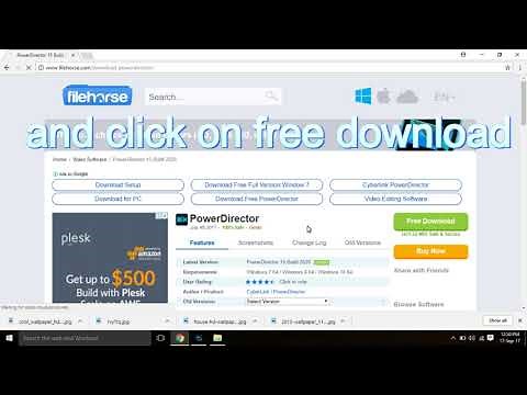 how to download power director for pc
