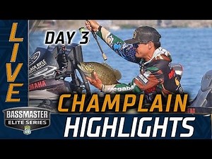 Check out the Day 3 Highlights from Bassmaster LIVE at the Guaranteed Rate Bassmaster Elite at Lake Champlain in Plattsburgh, NY. #Bassmaster #BASSElite #LakeChamplain | Bassmaster