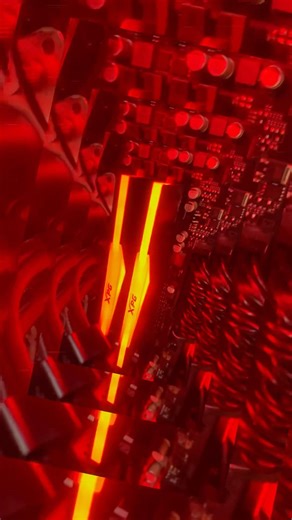 Red RGB PC Build | Dream Gaming Setup #viral #gaming #mrbeast #90kviews