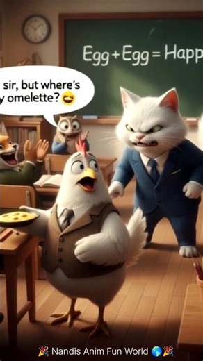 🐔 “Talking Chicken in Classroom 😂 | Funny School Story”