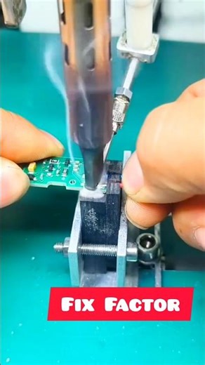 Satisfying Tiny Tech: Flawless Joints on a Micro Scale 😍​ #USA #EUROPE #FixFactor #robot #soldering