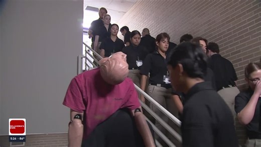 Tulsa Tech students pay tribute to 9/11 first responders with stair climb