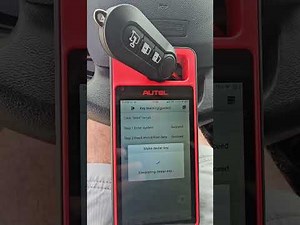 2019 Dodge Ram promaster adding key with Autel KM100