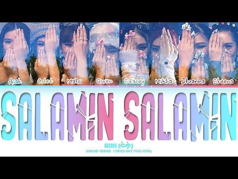 "Salamin Salamin" - Bini (Color Coded Lyrics)