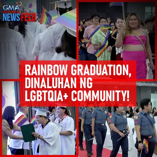 Bago matapos ang Hunyo, nakibahagi ang mga kababayan natin mula sa LGBTQIA community sa malawakang selebrasyon ng Pride Month. Sa Quezon City, hindi lang parada ang inihanda kundi isang araw na puno ng community events at rainbow graduation! Ang makulay na selebrasyon ng Pride Month, panoorin sa video! | GMA News