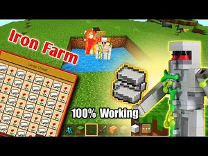 Iron Farm Tutorial In Crafting And Building | Iron Farm Kaise Banayenge