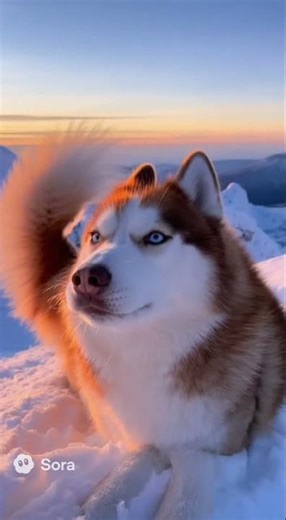 A Husky’s First Snow Adventure ❄️ | Copper & White Siberian Husky Cinematic Short