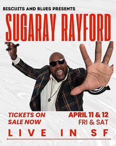 🎶 Two Nights of Soul & Blues with Sugaray Rayford – April 11 & 12! 🎤 Experience the raw power and soulful groove of Grammy-nominated Sugaray Rayford live at Biscuits and Blues, San Francisco’s premier home for live blues. With his commanding voice, infectious energy, and deep-rooted blues sound, he turns every show into a feel-good, get-up-and-dance celebration ✨ Great music, electric atmosphere, unforgettable night! Perfect for a date night, a night out with friends, or anyone who loves music