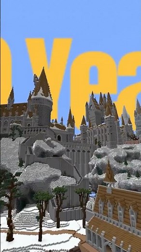 The Hogwarts Castle in Minecraft
