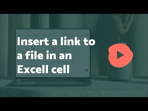 Insert a link to a file in an Excel cell