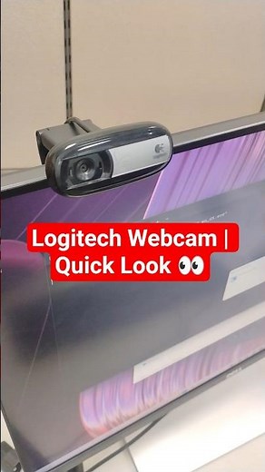 Logitech USB Webcam Preview | Just Showing #logitech #webcam #shorts #techtips