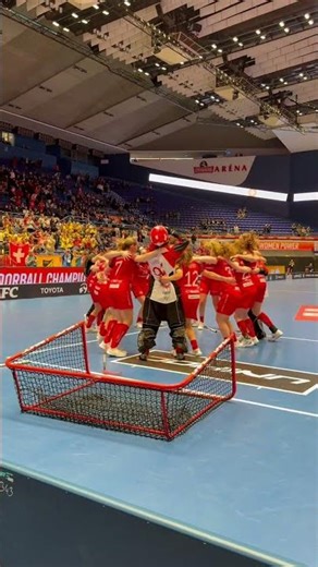 Switzerland rises to the moment and reaches the final 🤯🔥🤩 #floorball #wfc2025 #nopowerlikewomenpower