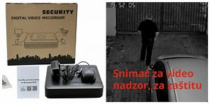 SNIMAČ za kameru, videonadzor, Video rekorder HDMI ONVIF 1080p