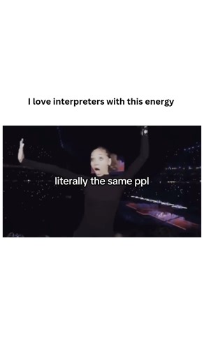 @girl | They booked the perfect ASL interpreter both times! | Instagram