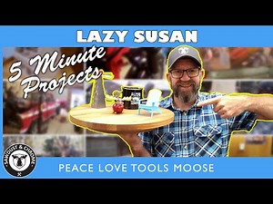 DIY Lazy Susan in 5 Minutes