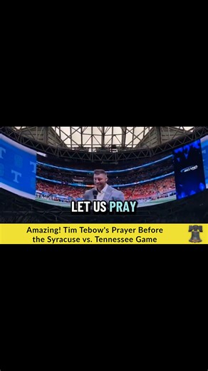 Amazing! Tim Tebow's Prayer Before the Syracuse vs. Tennessee Game