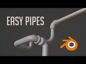 Make easy pipes in Blender (Vanilla)