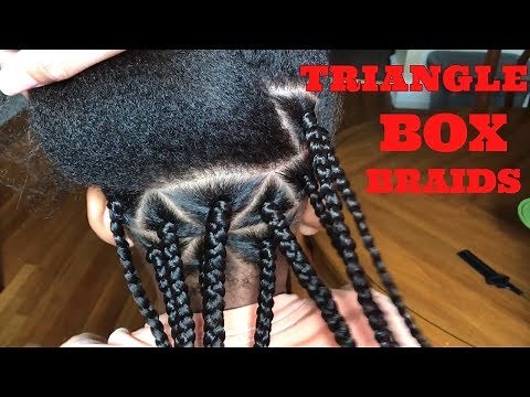 HOW TO: Triangle Box Braids (KIDS)