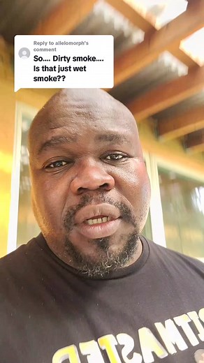 Replying to @allelomorph Dirty Smoke is caused mainly by two things. 1. Too much moisture 2. Insufficient airflow if the moisture level is too much in the fuel, the fire will not burn efficiently and produce excessive smoke. This can cause a terrible flavor in your finished product. Airflow is important because the fire needs oxygen to thrive. If there isn't enough oxygen, the wood will smolder and that can also produce dirty smoke. #cookinwidkunchi #bbq365 #bbqtiktok #bbqpresident #operationcom