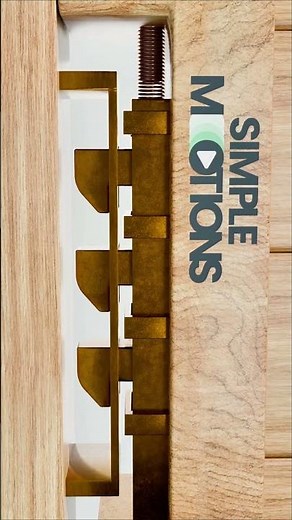 How a Gold-Plated Hook Latch Works | Sliding Gate Lock Mechanism #Engineering #ASMR