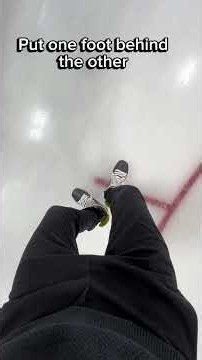 Learn how to ice skate for your first time #iceskating #skating
