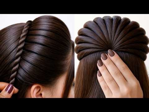 Beautiful Hairstyle For Birthday Girls | Hairstyle For Outgoing | Trendy Hairstyle For Long Hair