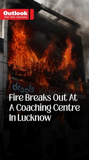 Lucknow Coaching Centre Fire Sparks Panic, People Jump From Building