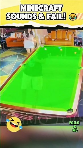 Minecraft Sounds Make Fails Hilarious! #viralshorts