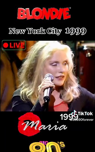 #blondie #maria #live #newyorkcity #1999