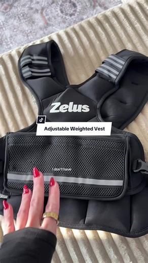 As you make progress and get stronger, you’re going to need to keep increasing the weight of a weighted vest which is why it’s important that you choose one that is adjustable. This weighted vest comes in three different adjustable weights. I chose the middle one and can be adjusted from 11 to 20 pounds. @Zelus Fitness Gear #weightedvest #10ksteps #resistancetraining #newyearnewme #fitnessjourney