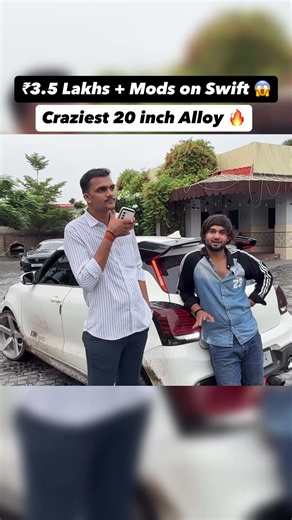 ₹3.5 Lakh+ Mods on Swift 😱Craziest 20 Inch Alloy Setup 🔥 #automobile