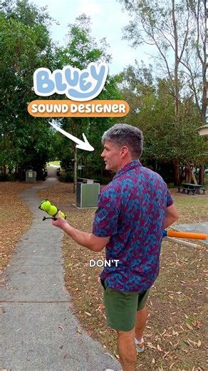 Dallas Taylor on Instagram: "Sound designer for Bluey, @danbrumm, explains why many of the show’s sounds don’t come from libraries. To keep the world believable for kids, he records real playgrounds, slides, and parks himself. Children instantly recognize when a sound is wrong, so capturing the real thing matters. It’s playful, humble, and deeply thoughtful work."