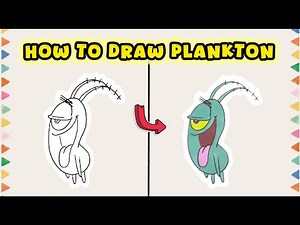 How to Draw Plankton from SpongeBob SquarePants – Simple Drawing