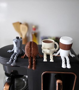 Funny Coffee Mug Figurine – Cute Character Cup With Legs | Quirky Coffee Decor | Gift for Coffee Lovers | Collectible Mug Sculpture - Etsy