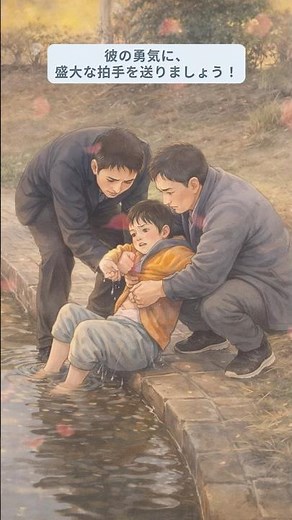 優しい大学教授が間に合って子どもを救った