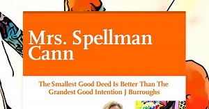 Mrs. Spellman Cann