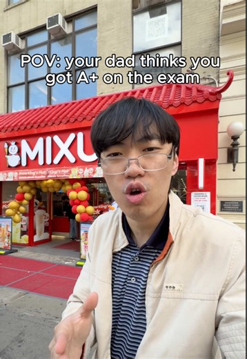 Good things come from good grades @mixueusa #mixueusa #growingupasian #comedyskit #mixuecocoseries #mixuenewdrop -Asian Dad