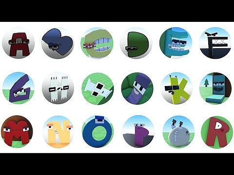 FIND the LETTERS *Alphabet Lore* Roblox