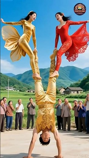 😱 Extreme Human Balance Stunt | Unbelievable Acrobat Performance 🔥// #HumanBalance #OMGSkills #2026