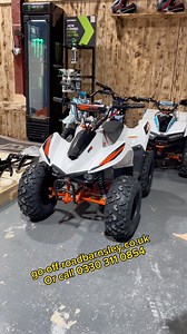 Kayo Racing Fox AY70-2 quad bike 🚨 Now back in stock 🚨Get it whilst its here! On sale £850 fully assembled. 0330 311 0854#quad #quadbike #atv #racing #bike #kayo #gooffroadbarnsley | Go Off-Road Barnsley