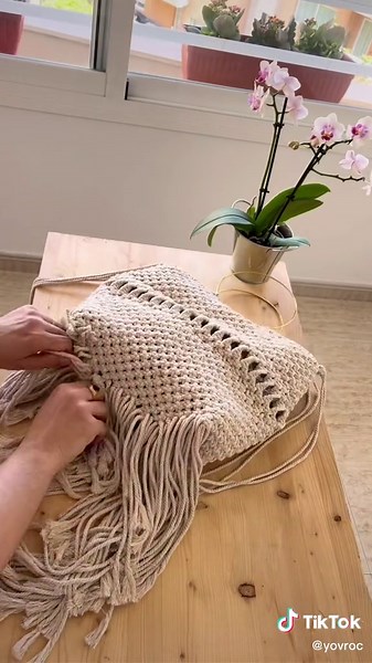 Bolso macramé paso a paso#macrame #ideasmacrame #macrametutorial #bolsomacrame #macramelove @rose_chad