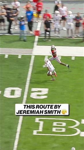 Just pure speed on this TD route from Jeremiah Smith 🔥💨 #OhioState #CFB #Football #JeremiahSmith
