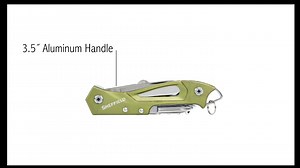Sheffield 12211 Teton 13-in-1 Camping Knife Multitool with Corkscrew, Perfect Companion Utility Tool & Gift for Trekker, Camper, Fishing, Hunting Enthusiast & More