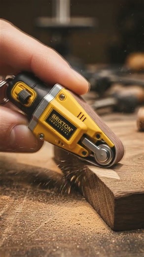 Miniature Industrial Belt Sander Actually Works 😳⚡ (Not a Toy!)